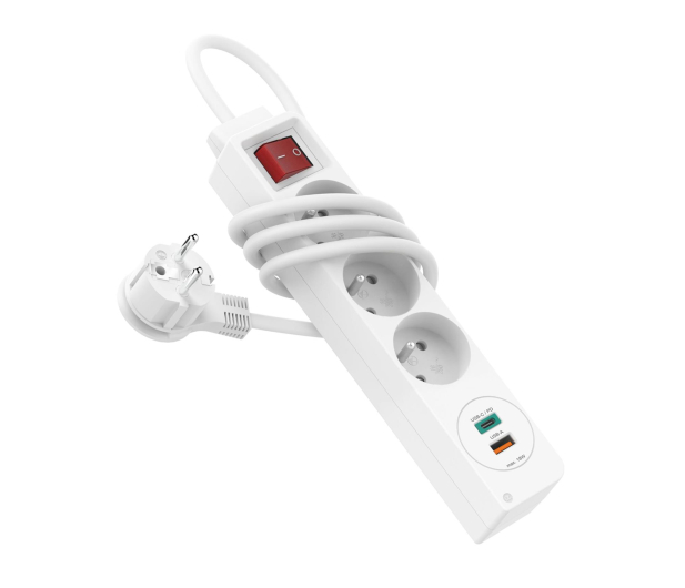 HAMA Listwa zasilająca 3GN, 2xUSB C/A - 1416388 - zdjęcie